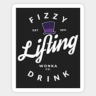 Fizzy Lifting Drink Est. 1971 - vintage Willy Wonka logo Magnet